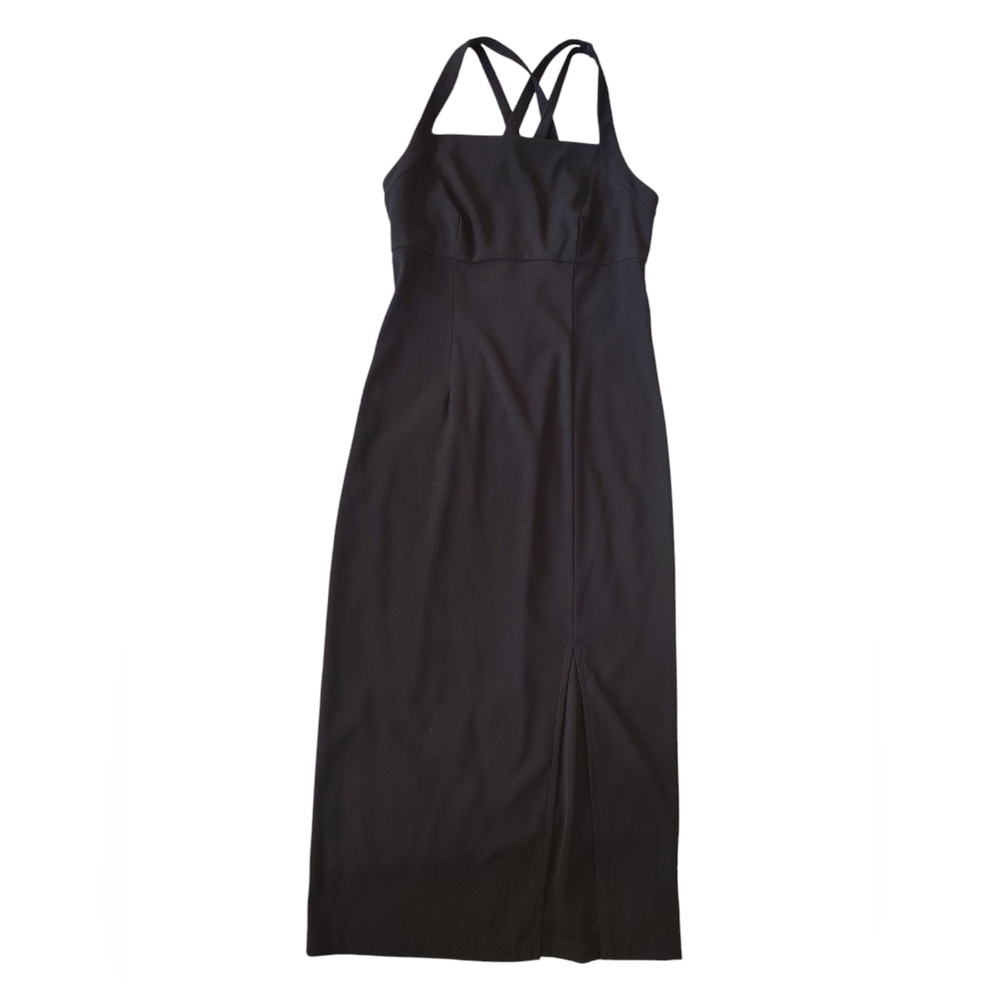CDC Caren Desiree Company Vintage Black Gown Size 12 - Picture 4 of 6